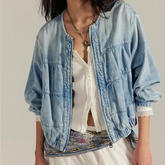 We The Free Jackets & Blazers - We The Free Layla Denim Jacket